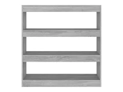 Estantería/divisor espacios gris Sonoma 100x30x103 cm