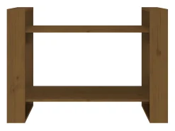 Estantería/divisor espacios madera marrón miel 80x35x56,5 cm