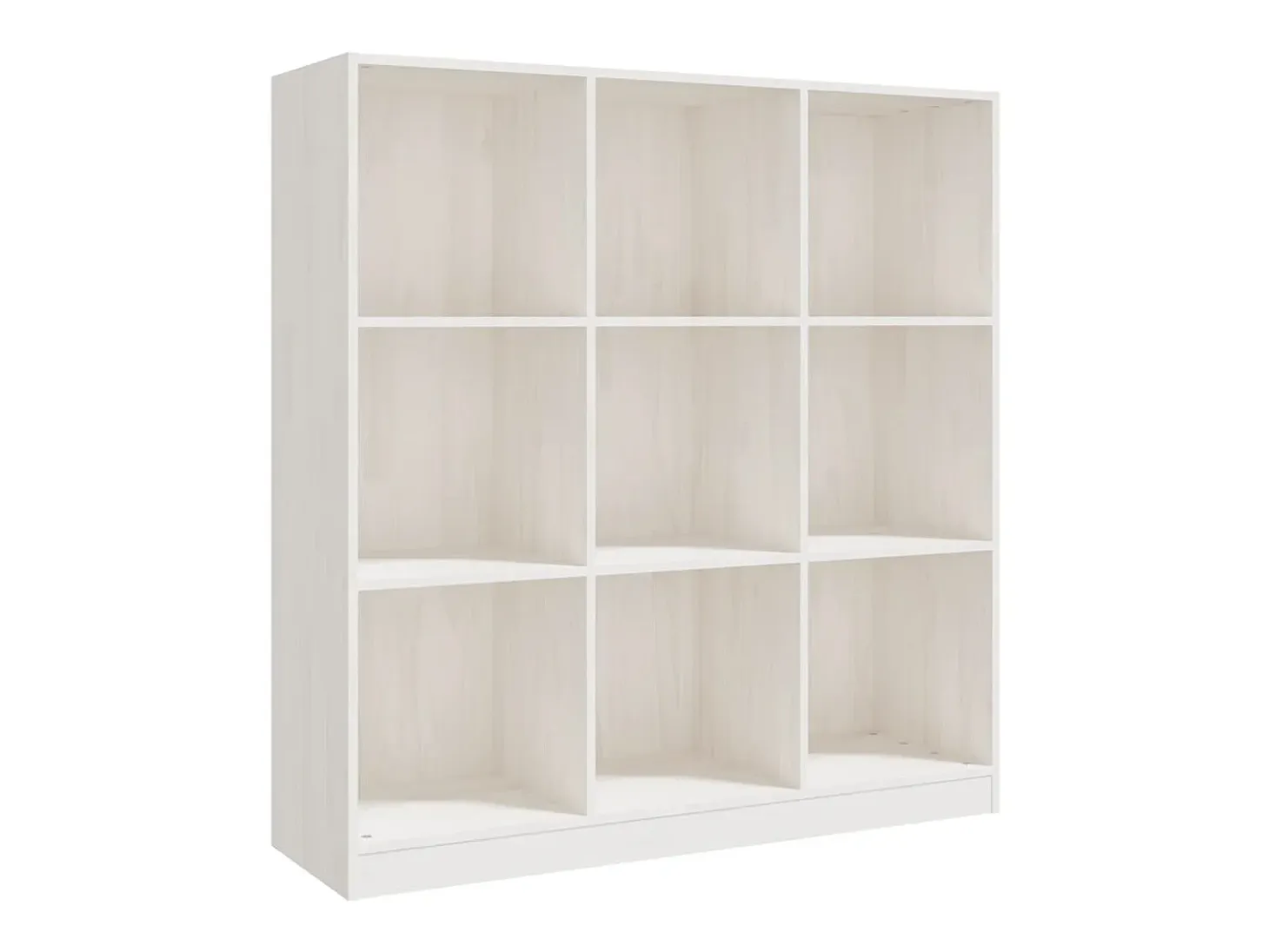 Estantería/divisor espacios madera pino blanco 104x33,5x110 cm
