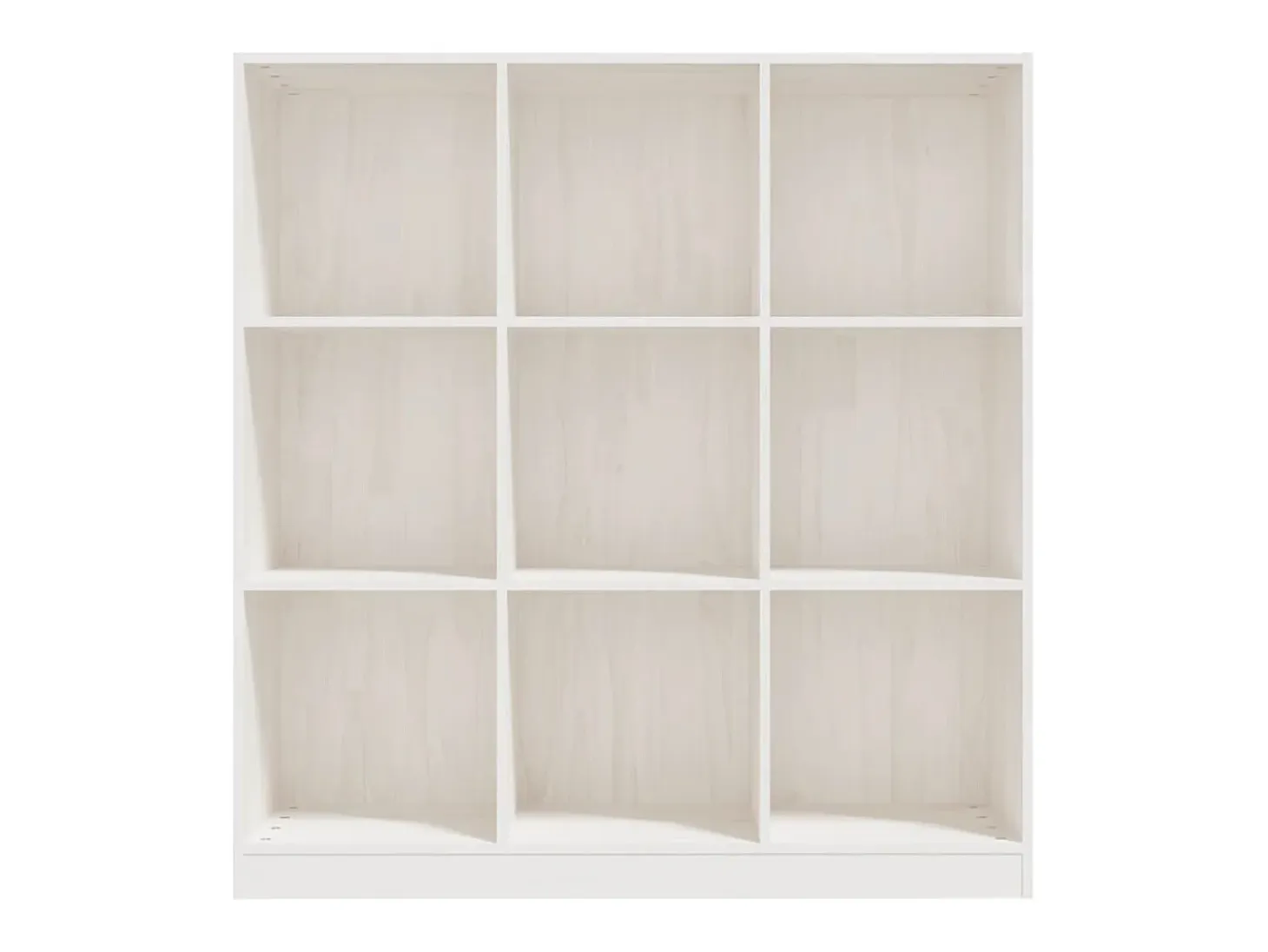 Estantería/divisor espacios madera pino blanco 104x33,5x110 cm
