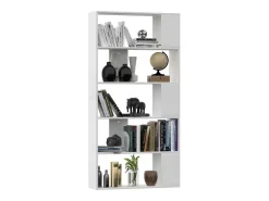 Estantería/divisor madera contrachapada blanco 80x24x159cm