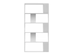 Estantería/divisor madera contrachapada blanco 80x24x159cm