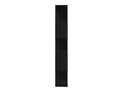 Estantería/divisor madera contrachapada roble negro 45x24x159cm