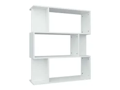 Estantería/divisor madera contrachapada blanco 80x24x96 cm