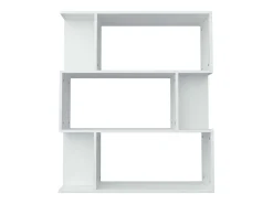 Estantería/divisor madera contrachapada blanco 80x24x96 cm