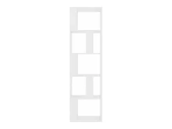 Estantería/divisor madera contrachapada blanco 45x24x159 cm