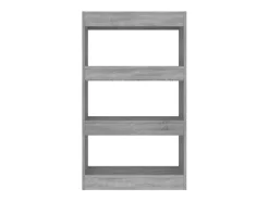 Estantería/divisor madera ingeniería gris Sonoma 60x30x103 cm