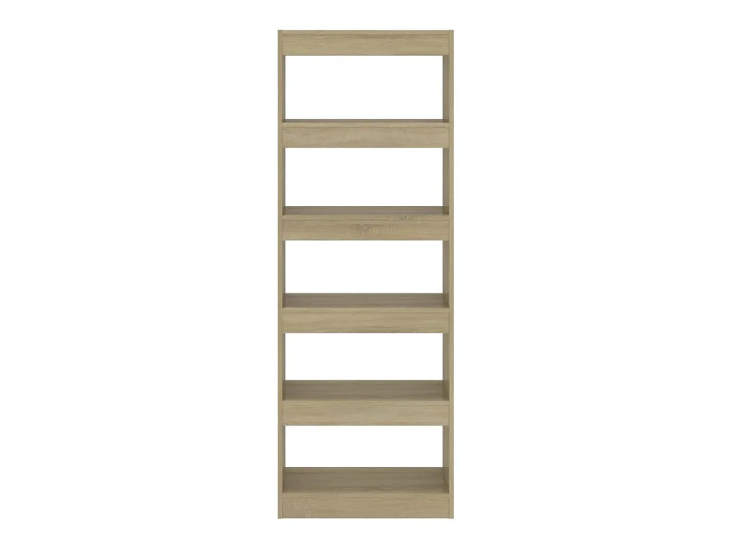 Estantería/divisor madera ingeniería roble Sonoma 60x30x166 cm
