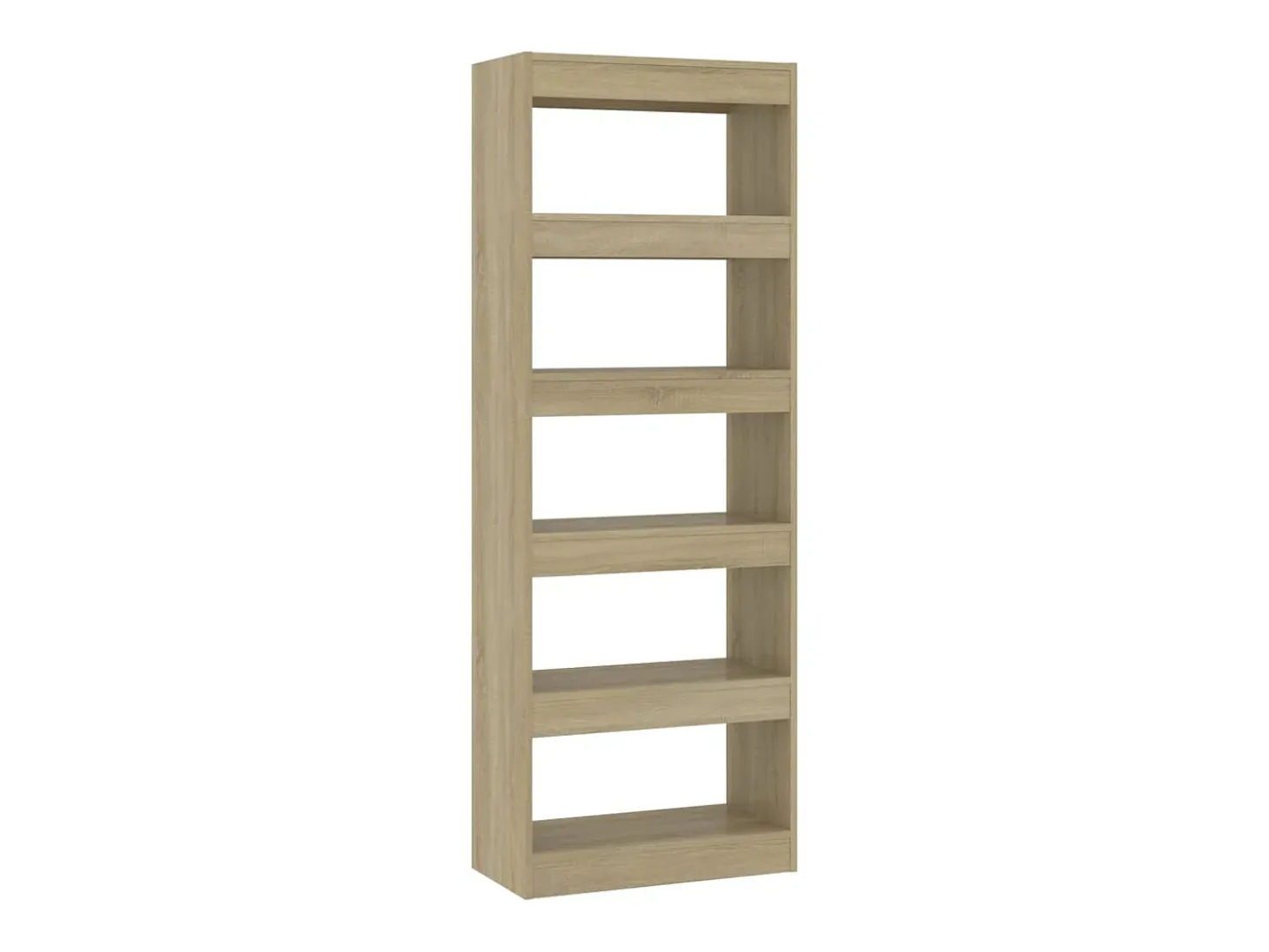 Estantería/divisor madera ingeniería roble Sonoma 60x30x166 cm