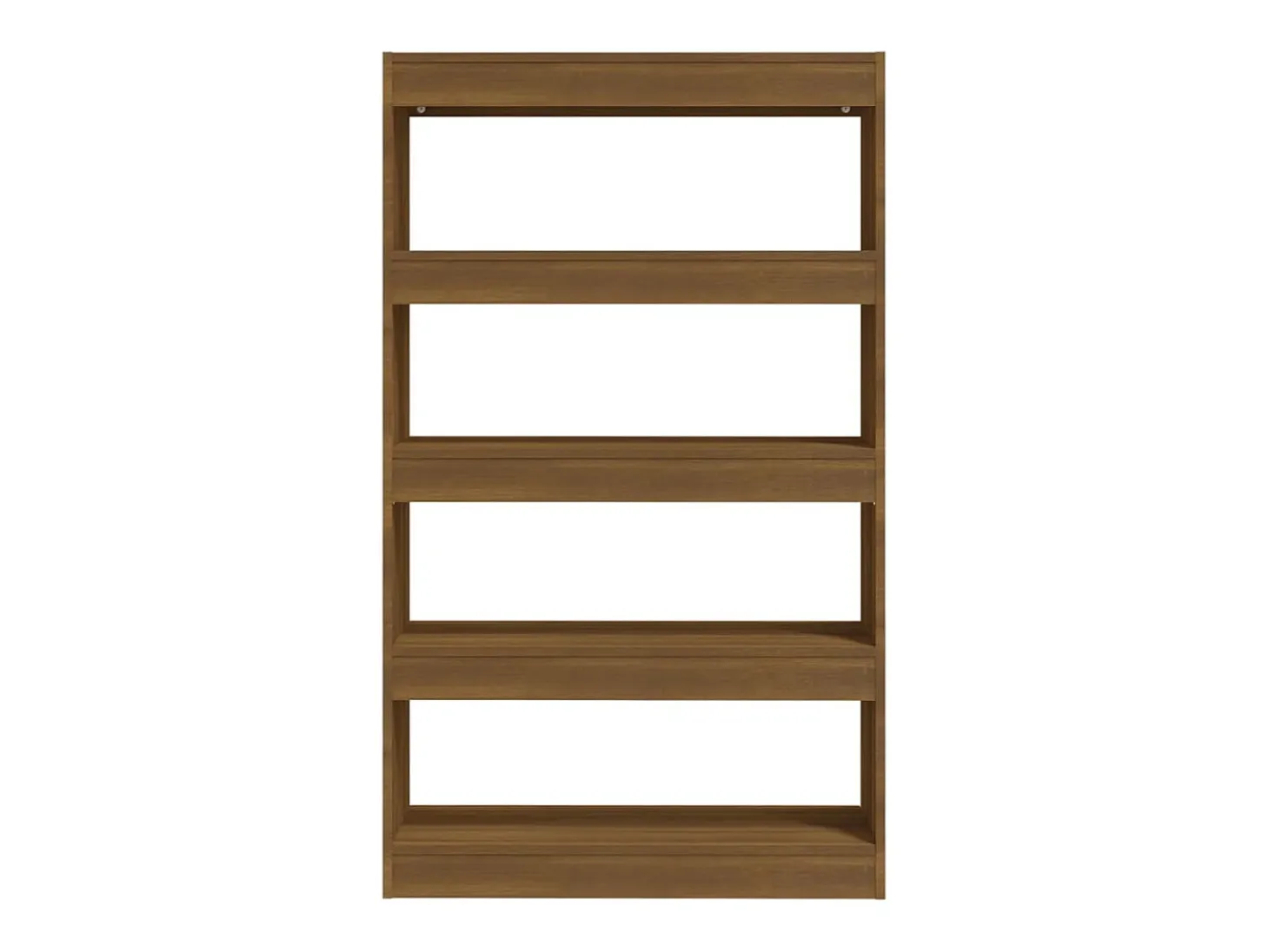 Estantería/divisor madera ingeniería marrón roble 80x30x135 cm