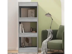 Estantería/divisor madera ingeniería gris Sonoma 40x30x103 cm