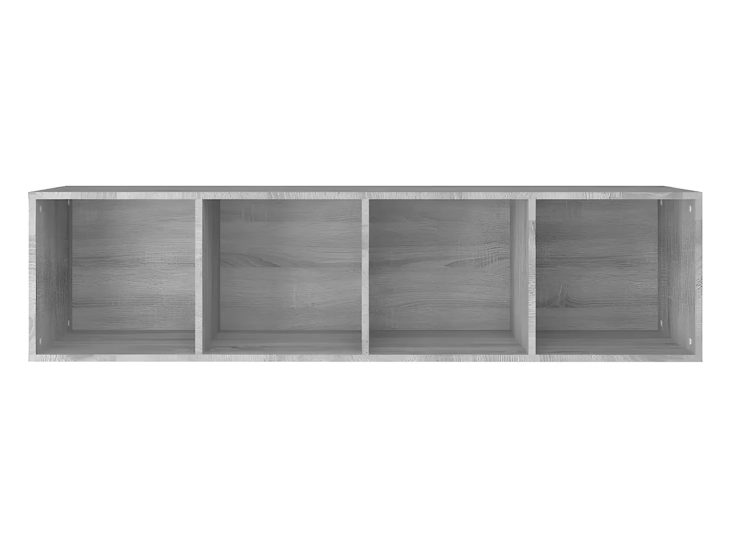 Estantería/mueble de TV contrachapada gris Sonoma 36x30x143 cm