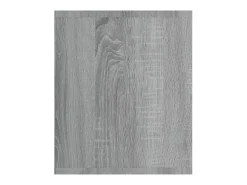 Estantería/mueble de TV contrachapada gris Sonoma 36x30x143 cm