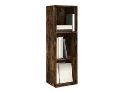 Estantería/mueble de TV madera roble ahumado 36x30x114 cm