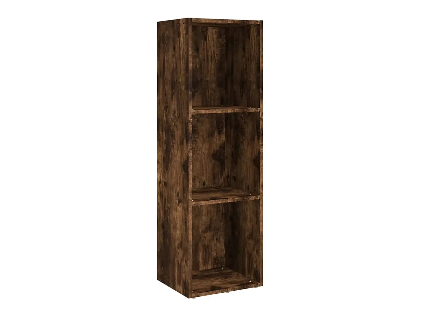Estantería/mueble de TV madera roble ahumado 36x30x114 cm