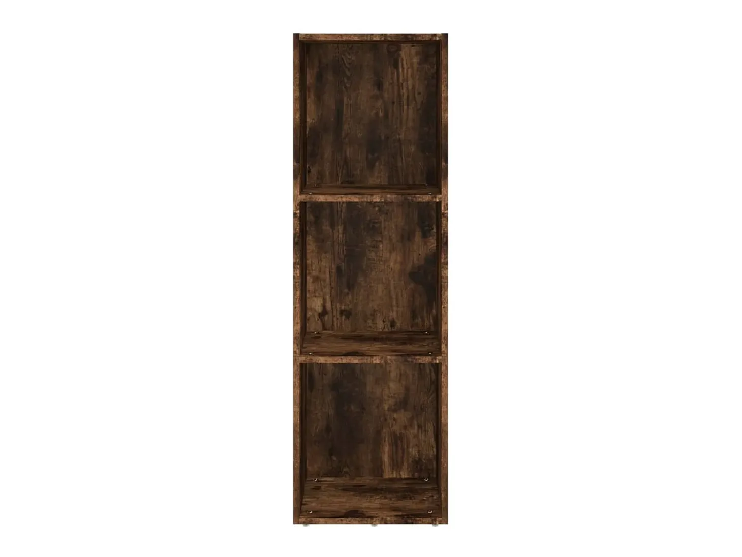 Estantería/mueble de TV madera roble ahumado 36x30x114 cm