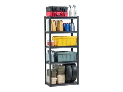 Estanterías Metálicas para Garaje SucceBuy Estantes de Almacenamiento para Garaje de 5 Niveles (41 cm de Profundidad x 81 cm de Ancho x 183 cm de Alto)