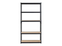 Estanterías Metálicas para Garaje SucceBuy Estantes de Almacenamiento de 41 cm de Profundidad x 91 cm de Ancho x 181 cm de Alto, Estantería de Garaje de 5 Niveles