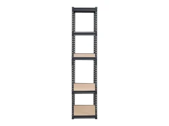 Estanterías Metálicas para Garaje SucceBuy Estantes de Almacenamiento de 41 cm de Profundidad x 91 cm de Ancho x 181 cm de Alto, Estantería de Garaje de 5 Niveles