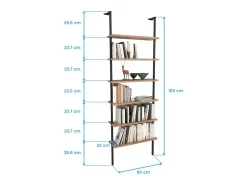 Estanteria De Metal 6 Niveles 183X60X20 Safir