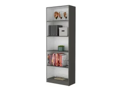Estanteria Home en melamina de 5 estantes , 180.59 cm X 62.73 cm X 29.71 cm , Multicolor