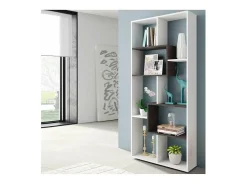 Estanteria para oficina o recibidores Doria. 180 cm(alto)80 cm(ancho)25 cm(fondo) .