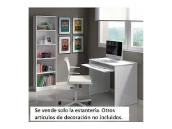 Estanteria seis baldas Children en blanco artik 180 cm(alto)52 cm(ancho)25 cm(fondo). .
