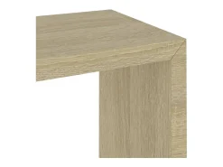Estantes cubo de pared 3 unidades roble Sonoma