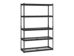 Estantes de Almacenamiento SucceBuy Resistentes y Ajustables de 5 Niveles, 1134 kg, de Acero al Carbono SPCC, para Cocinas, Garajes
