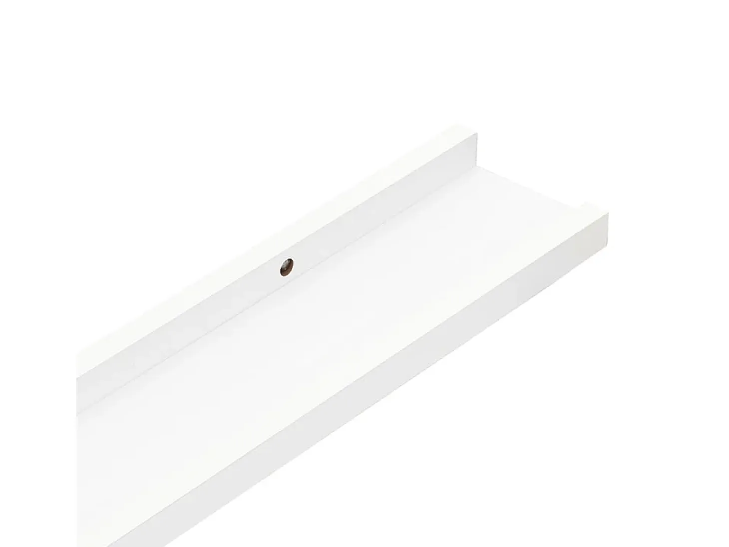 Estantes de pared 4 piezas Blanco 60x9x3 cm