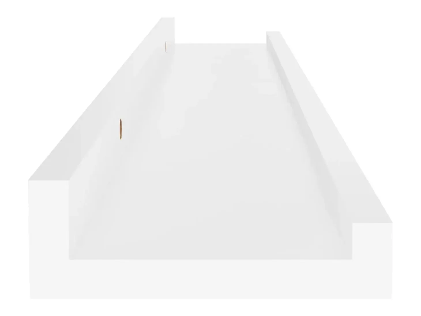 Estantes de pared 4 piezas Blanco 60x9x3 cm