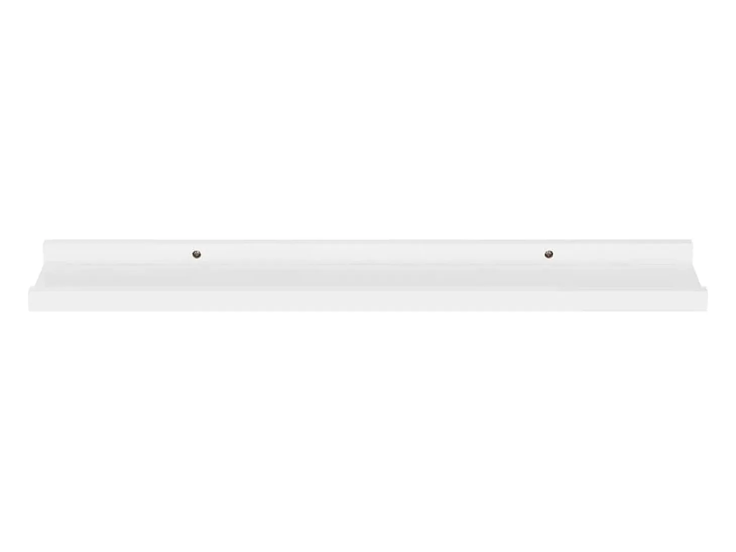 Estantes de pared 4 piezas Blanco 60x9x3 cm