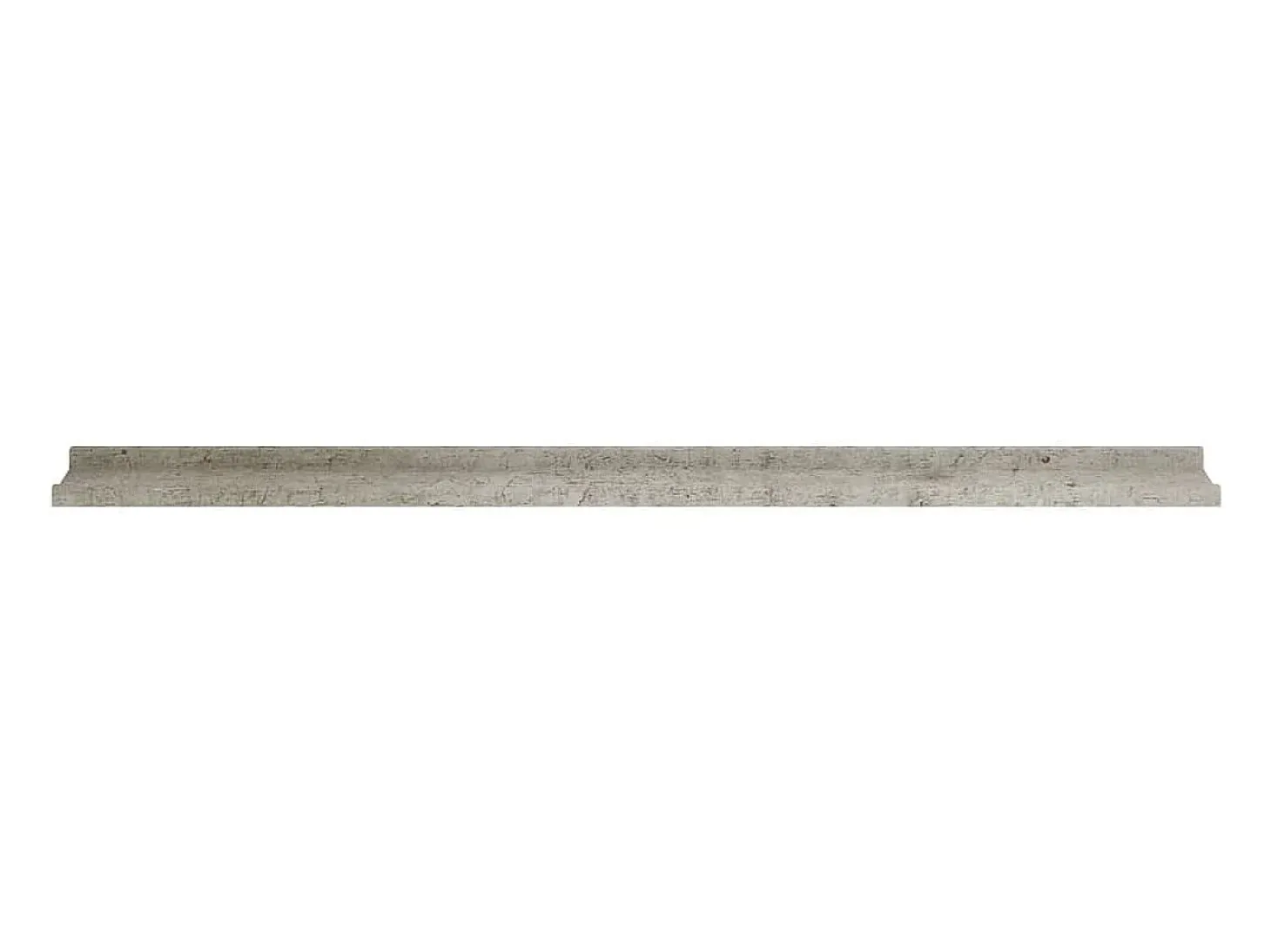 Estantes de pared 4 piezas Gris hormigón 115x9x3 cm