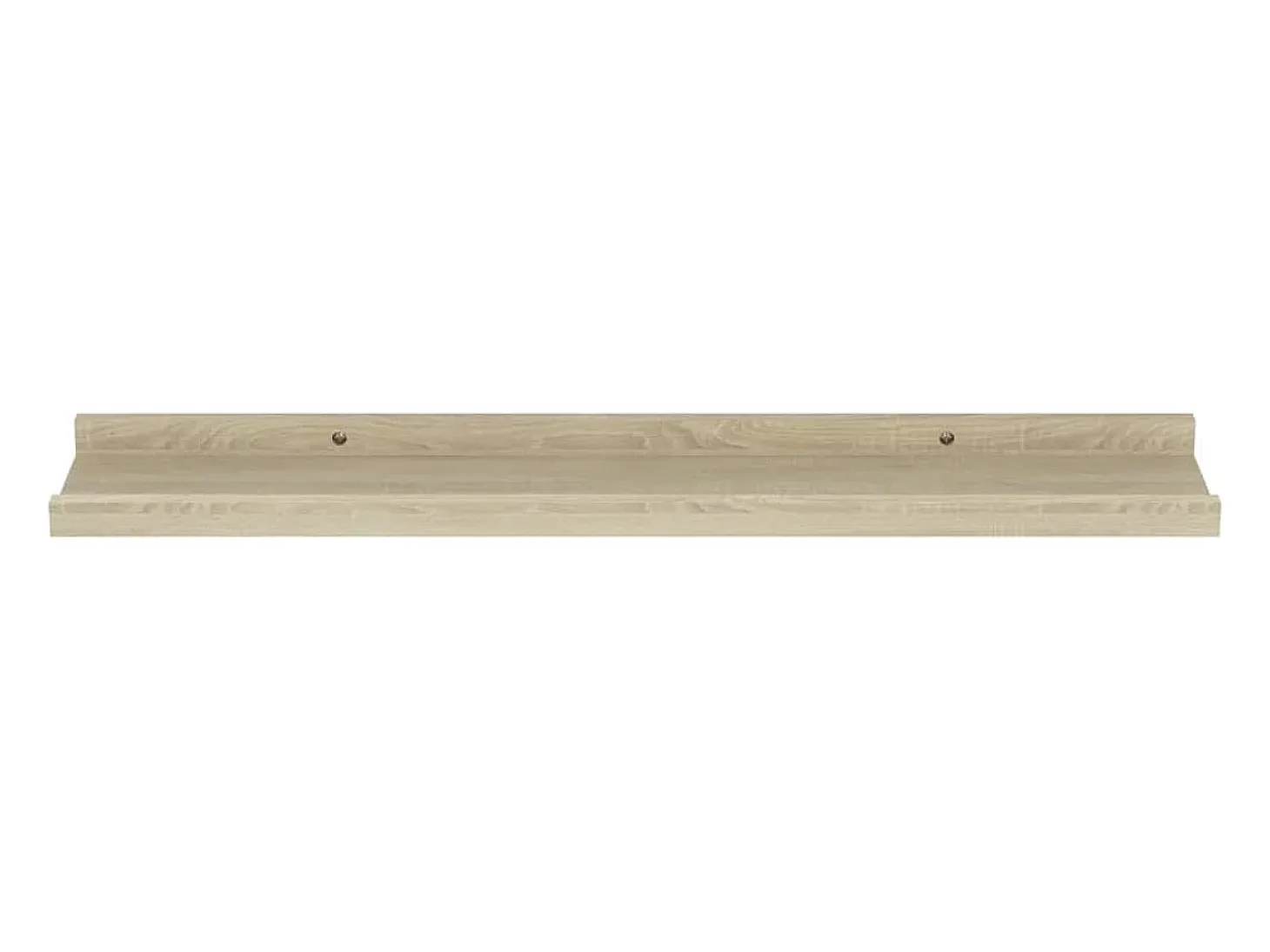 Estantes de pared 4 piezas roble sonoma 60x9x3 cm