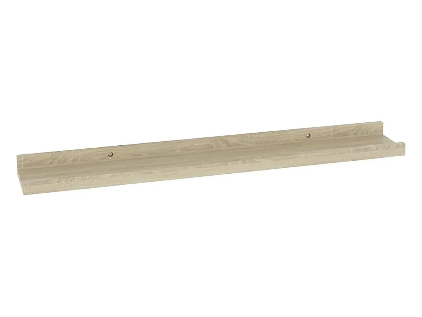 Estantes de pared 4 piezas roble sonoma 60x9x3 cm