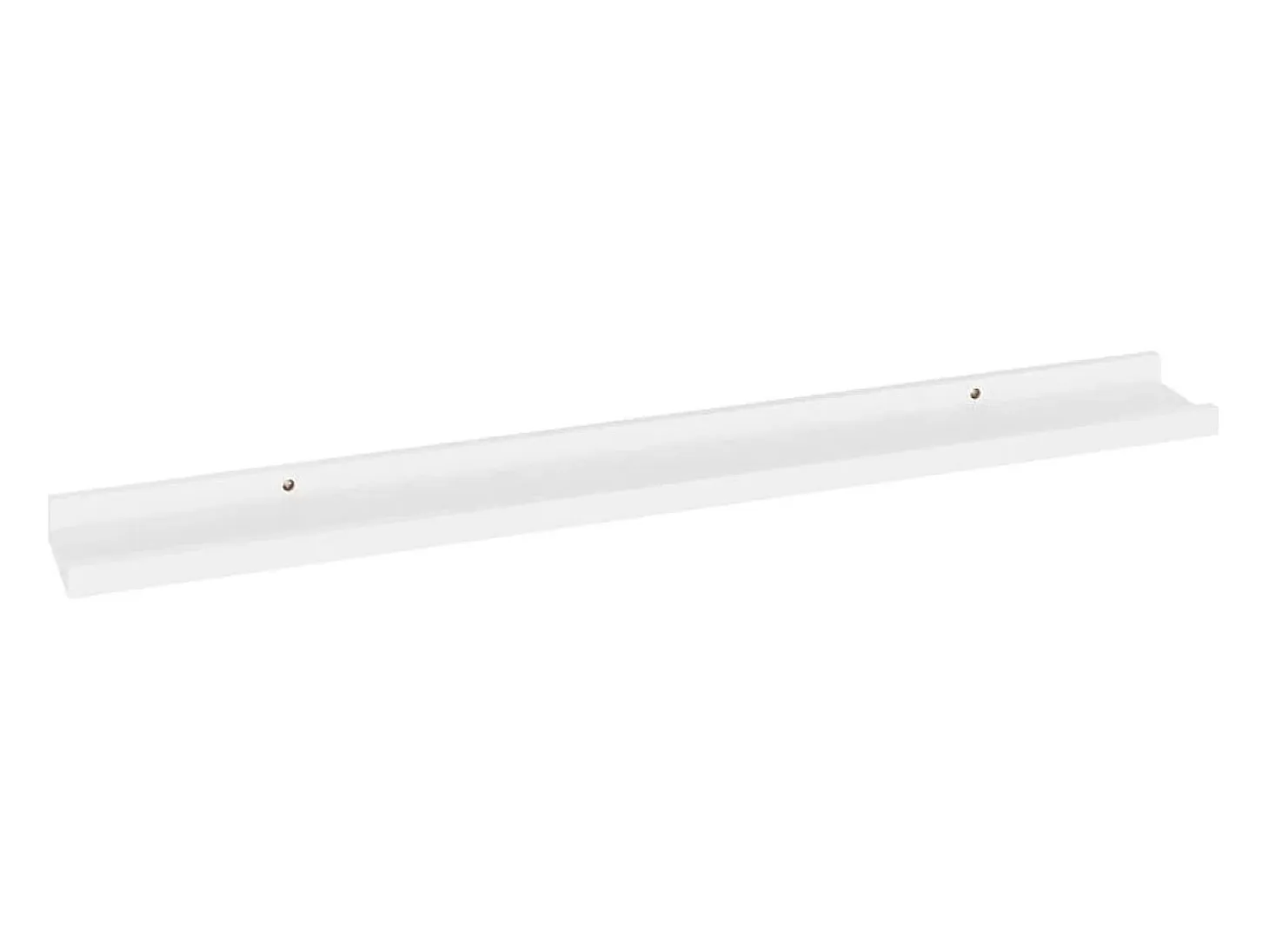 Estantes de pared 4 piezas Blanco 80x9x3 cm