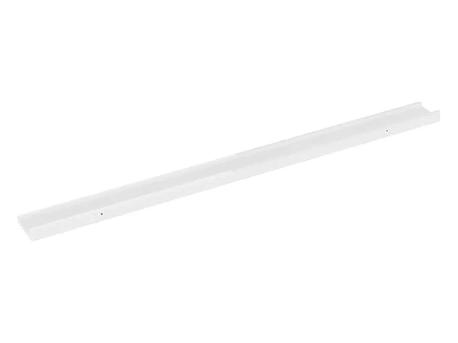 Estantes de pared 4 piezas Blanco brillo 115x9x3 cm