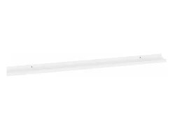 Estantes de pared 4 piezas Blanco 115x9x3 cm