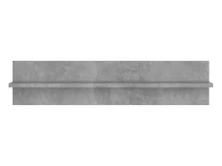Estantes de pared 2 piezas Gris hormigón 80x11,5x18cm madera de ingeniería