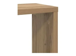 Estantes de pared 2 piezas hechos a mano roble 26 x 15 x 26 cm
