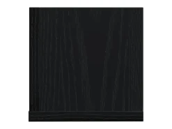 Estantes de pared 2 piezas negro 75x16,5x16,5 cm madera de ingeniería