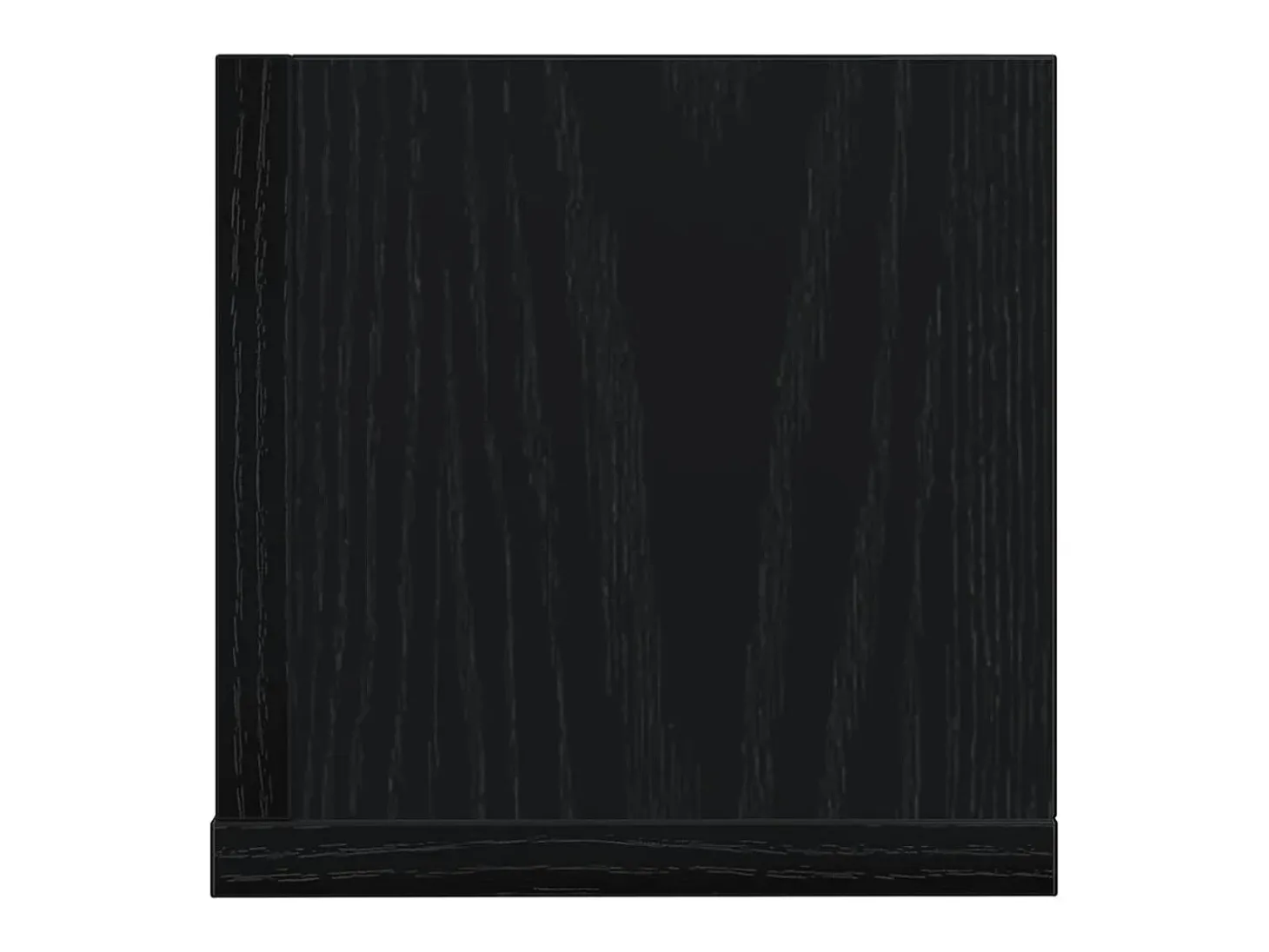 Estantes de pared 2 piezas negro 75x16,5x16,5 cm madera de ingeniería