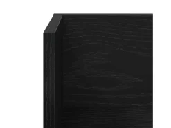 Estantes de pared 2 piezas negro 75x16,5x16,5 cm madera de ingeniería