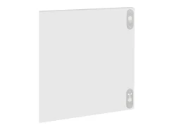 Estantes de pared 2 uds Blanco 80x11,5x18 cm madera de ingeniería