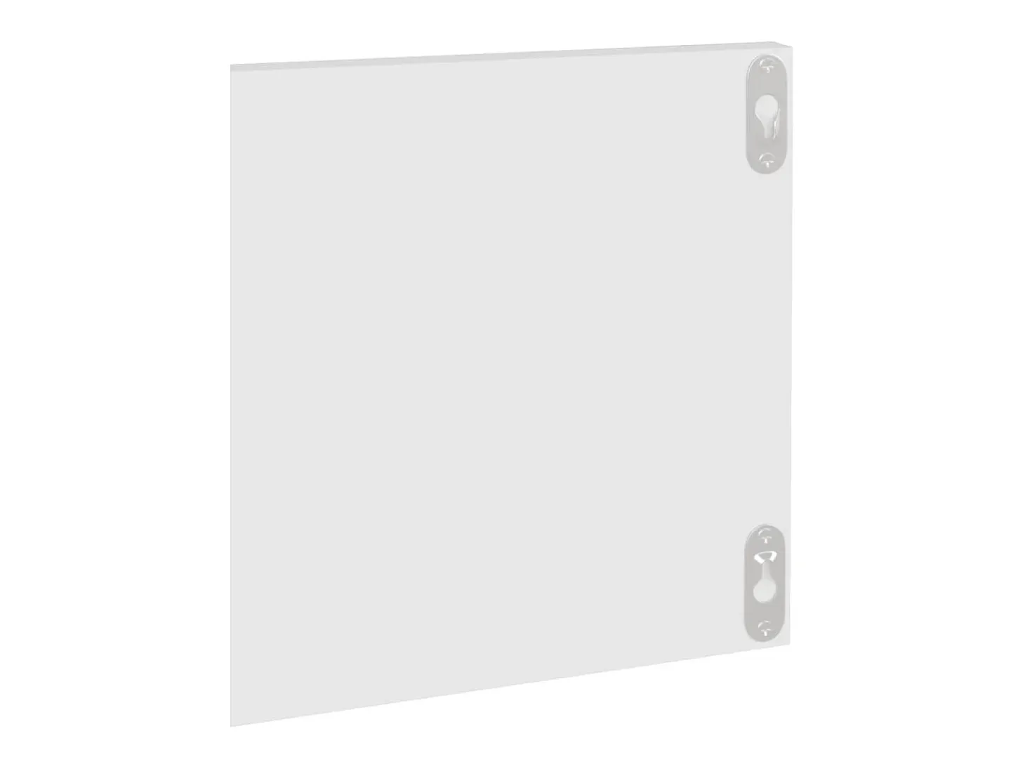 Estantes de pared 2 uds Blanco 80x11,5x18 cm madera de ingeniería