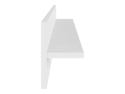 Estantes de pared 2 uds Blanco 80x11,5x18 cm madera de ingeniería
