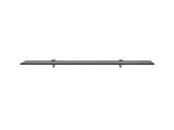 Estantes de pared 2 uds Cristal 90x10 cm 8 mm