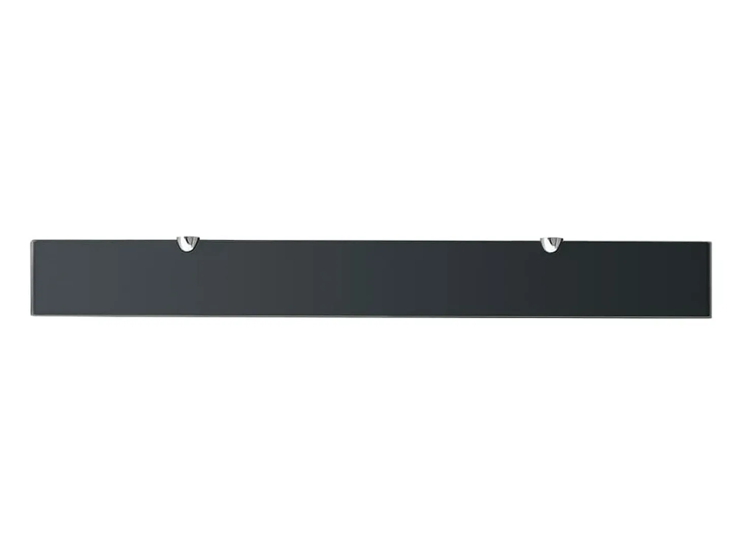 Estantes de pared 2 uds Cristal 90x10 cm 8 mm