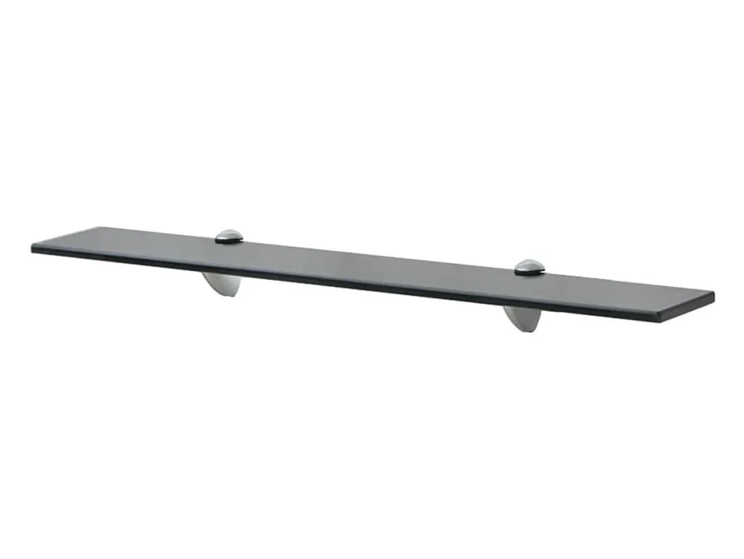 Estantes de pared 2 uds Cristal 70x20 cm 8 mm