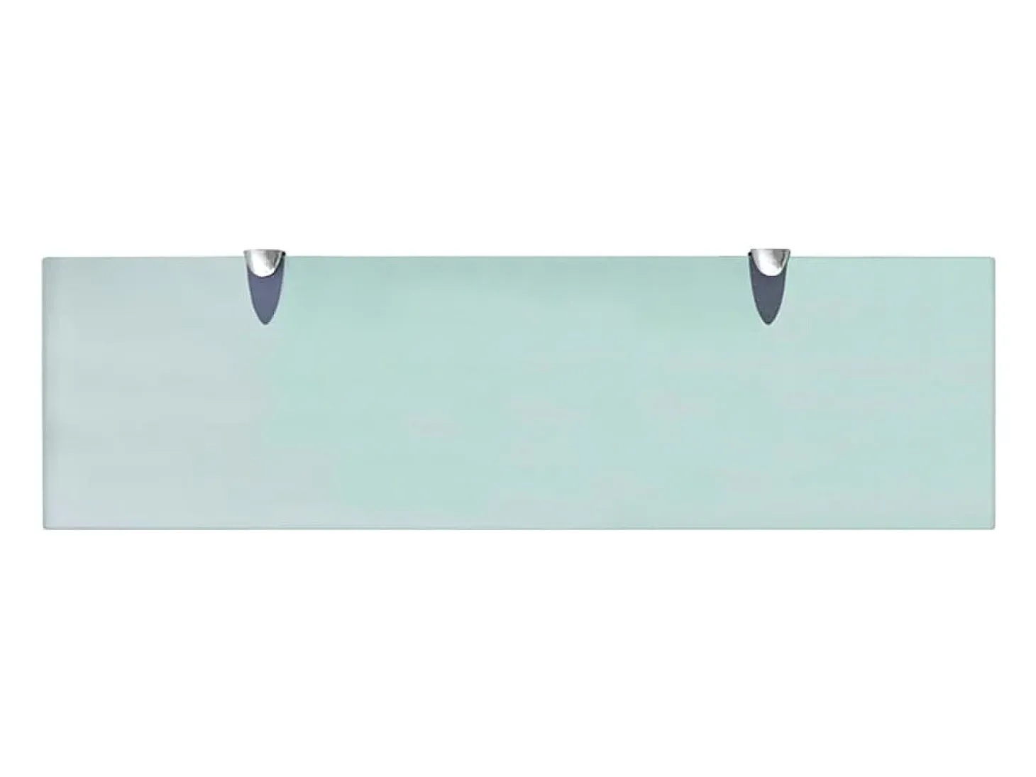 Estantes de pared 2 uds Cristal 70x20 cm 8 mm